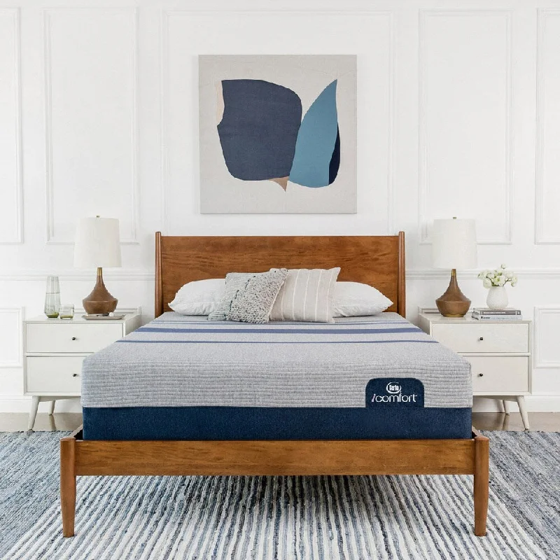 Bamboo - charcoal infused mattresses for odor absorptionSerta iComfort Blue Max 1000 13-inch Plush Gel Memory Foam Set