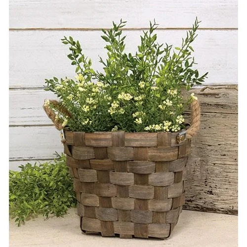 Bed skirts with a metallic thread for a touch of glamourTobacco Gathering Basket With Jute Handles Bed skirts with a metallic thread for a touch of glamourTobacco Gathering Basket With Jute Handles