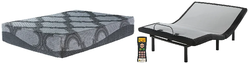 Latex mattresses with natural bounce and breathability12 Inch Ashley Hybrid Mattress with Adjustable Base