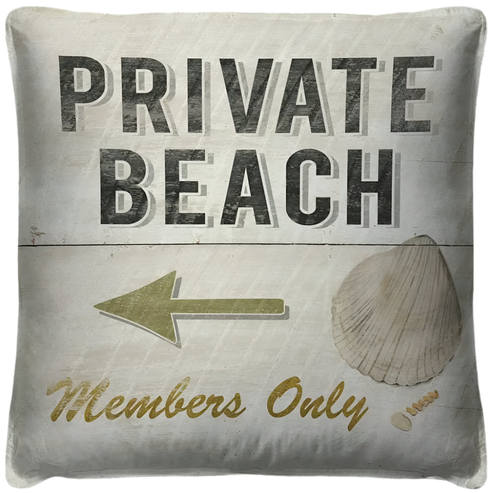 Hypoallergenic Pillows for Allergy SufferersPrivate Beach Throw Pillow