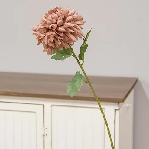 Linen bed skirts for a natural and rustic feelChrysanthemum Branch Cameo Brown 30"
