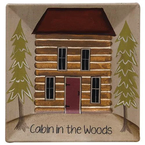 Bed skirts with a modern minimalist design*Cabin in the Woods Plate