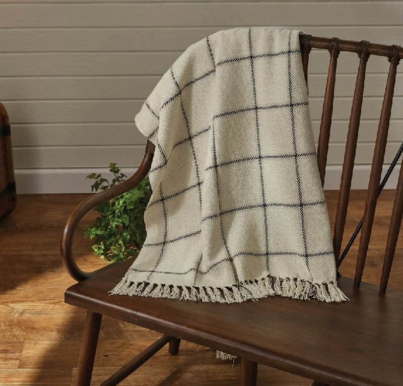 Microfiber blankets that are durable and easy to care forMercantile Windowpane Throw