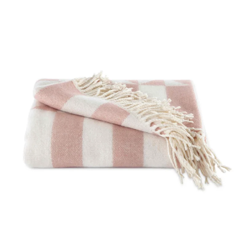 Recycled polyester blankets for an eco - conscious optionWaverly Tile Printed Throw from Novogratz by Utica