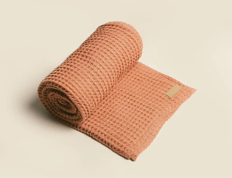 Innerspring mattresses with coil counts for supportOrganic Waffle Throw Blanket