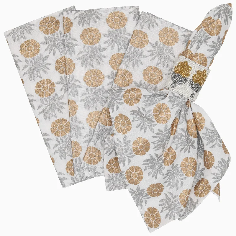 Lumbar Support Pillows for Car SeatsSabah Metallic Napkins (Set of 4)