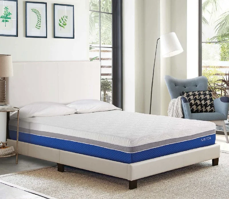 Gel - infused memory foam mattresses for cooler sleepNautica Calm 10-Inch Memory Foam Medium Firm Mattress Gel - infused memory foam mattresses for cooler sleepNautica Calm 10-Inch Memory Foam Medium Firm Mattress