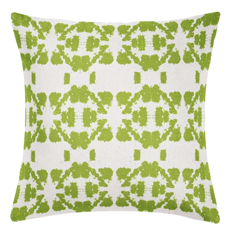 Velvet Pillows for a Touch of EleganceMosaic Green Pillow