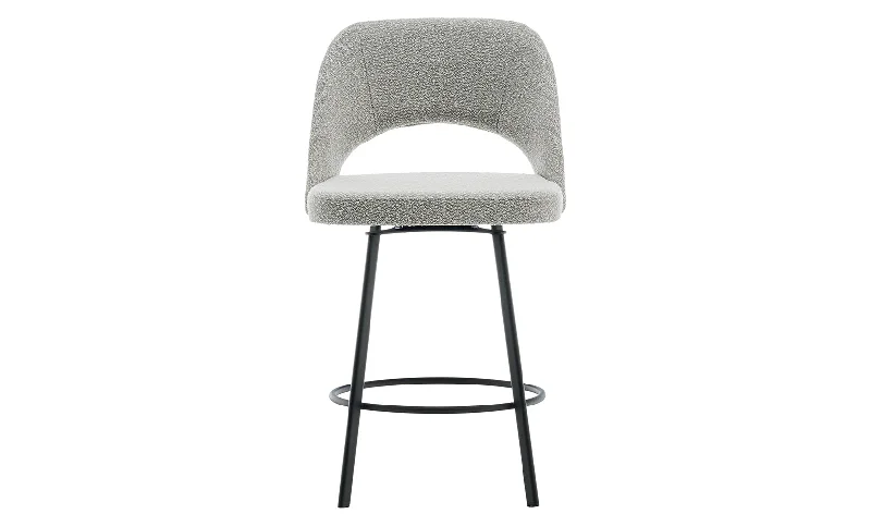 Latex mattresses with natural bounce and breathabilityScarlett Upholstered Counter Swivel Stool