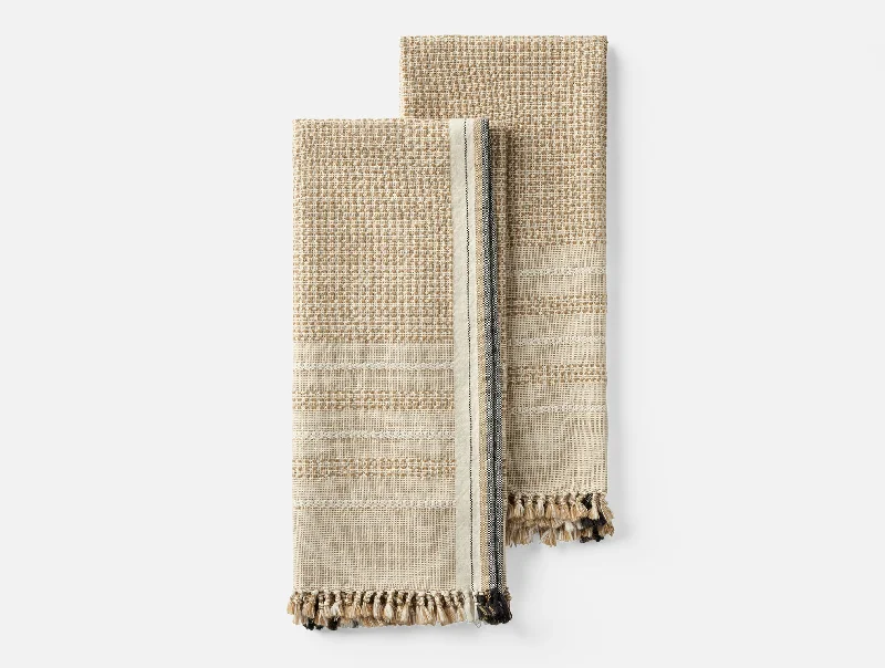 Cotton Pillows for Natural ComfortBay Organic Hand Towels, Set Of 2