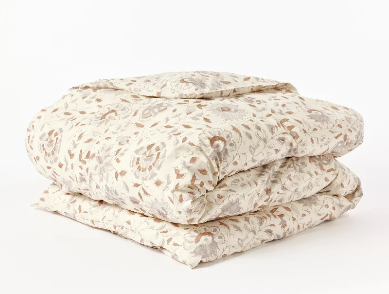 Back Support Pillows for Office ChairsCoyuchi + Rejuvenation Flora Organic Print Duvet Cover