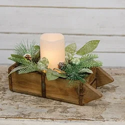 Bed skirts with a Christmas - themed patternReclaimed Wood Single Handle Brick Mold