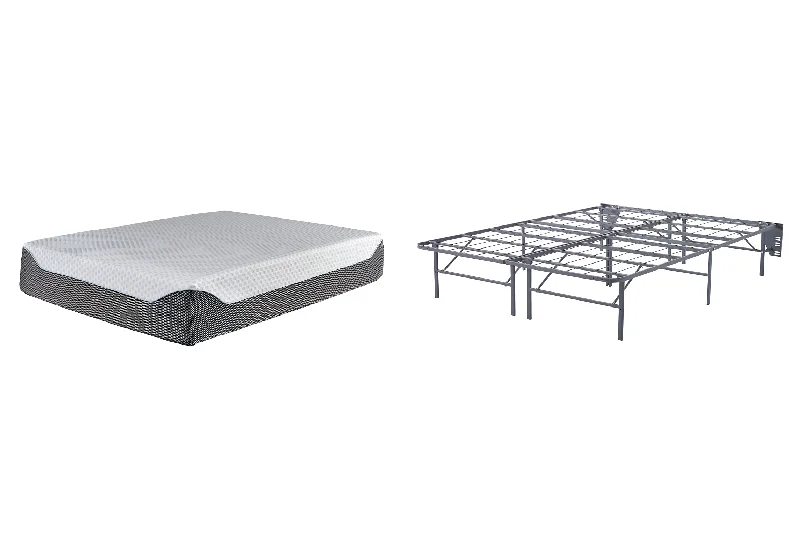Gel - infused memory foam mattresses for cooler sleep14 Inch Chime Elite Mattress with Foundation