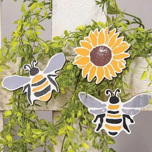 Bed skirts with a tropical print for a vacation - inspired feel3/Set Bees & Sunflower Wooden Ornaments Bed skirts with a tropical print for a vacation - inspired feel3/Set Bees & Sunflower Wooden Ornaments