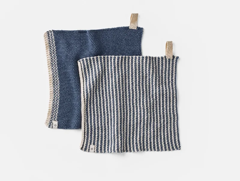 Adjustable Pillows for Customized ComfortShasta Organic Knit Dish Cloths, Set of 2