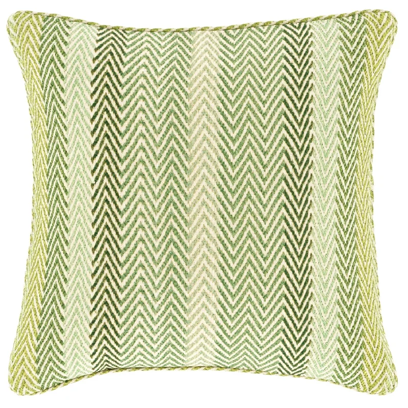 Firm Pillows for Side SleepersNip Tuk Linen Green/Ivory Decorative Pillow