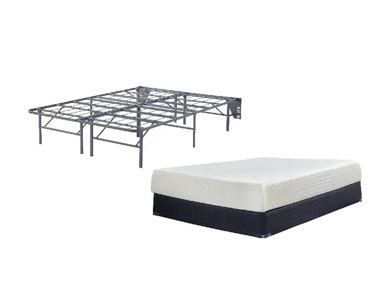 Gel - infused memory foam mattresses for cooler sleep10 Inch Chime Memory Foam Mattress with Foundation