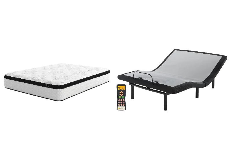 Polyester - foam mattresses for budget - friendly optionsChime 12 Inch Hybrid Mattress with Adjustable Base