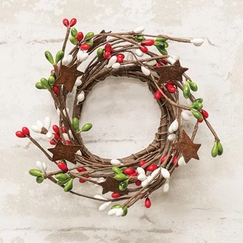 Linen bed skirts for a natural and rustic feelPip Berry Ring With Stars Holiday Combo 2" Linen bed skirts for a natural and rustic feelPip Berry Ring With Stars Holiday Combo 2"