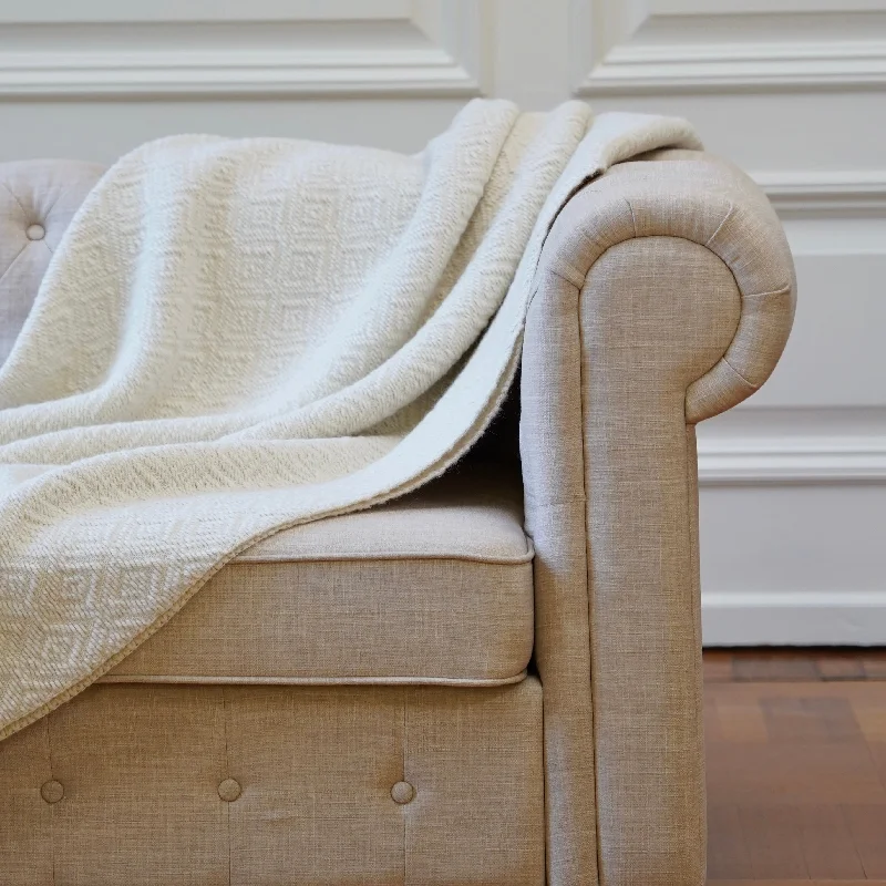 Mohair blankets with a unique sheen and softnessMystic Baby Alpaca Blanket