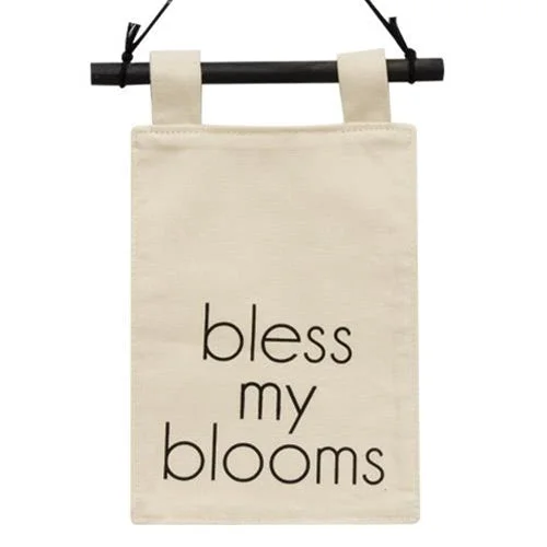 Bed skirts with a eco - friendly materialBless My Blooms Mini Fabric Wall Hanging
