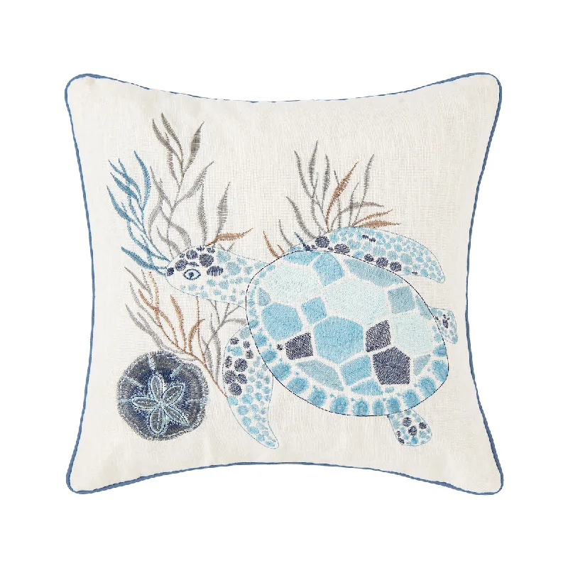 Kids Pillows with Fun DesignsTurtle Crescent Bay Pillow