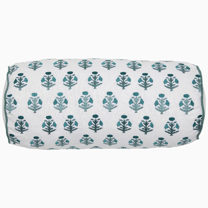 Memory Foam Pillows for Neck SupportMyrthi Peacock Mini Round Bolster