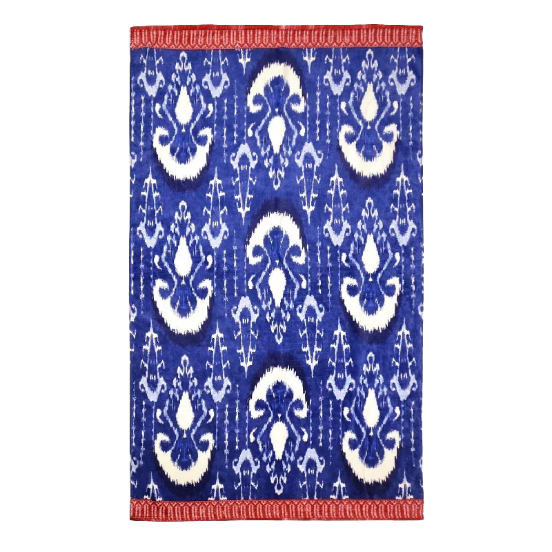 Square Pillows for Modern Home DecorVaya Indigo Beach Towel