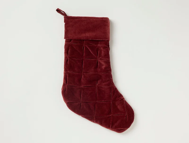 Kids Pillows with Fun DesignsVelvet Tufted Organic Stocking