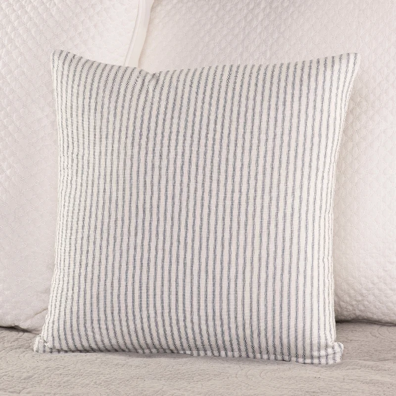 Silk Pillows for Smooth Skin and HairNavy and White Ticking Stripe Throw Pillow Cover 8 Sizes Made in USA Silk Pillows for Smooth Skin and HairNavy and White Ticking Stripe Throw Pillow Cover 8 Sizes Made in USA
