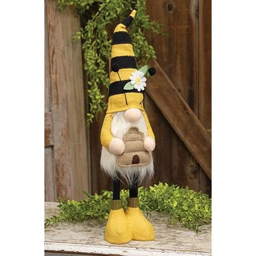 Full - size bed skirts with a gathered fabricHoney Bee Hive Standing Gnome
