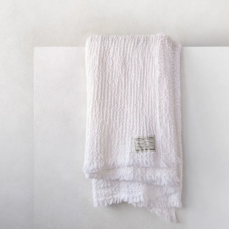 Acrylic blankets for a soft and affordable alternativeFlocca Linen Blanket - Ayrton