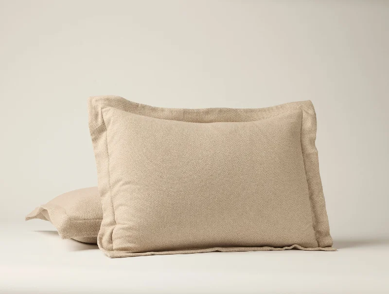 Hypoallergenic Pillows for Allergy SufferersCloud Brushed™ Organic Flannel Heather Texture Sham Hypoallergenic Pillows for Allergy SufferersCloud Brushed™ Organic Flannel Heather Texture Sham