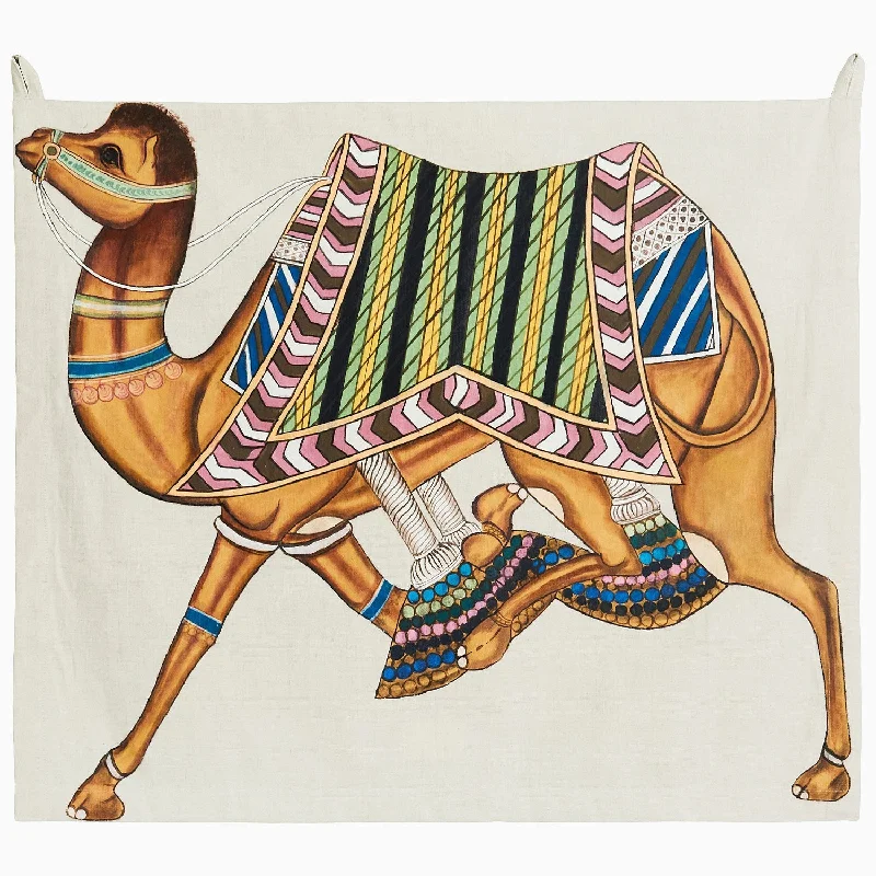 Square Pillows for Modern Home DecorCamel Tapestry