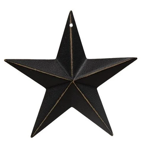 Cotton bed skirts for a soft and breathable lookAntique Black Barn Star 3.5"
