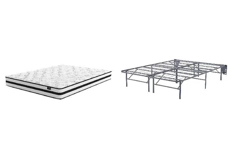 Queen - size mattresses for couples and standard bedrooms8 Inch Chime Innerspring Mattress with Foundation
