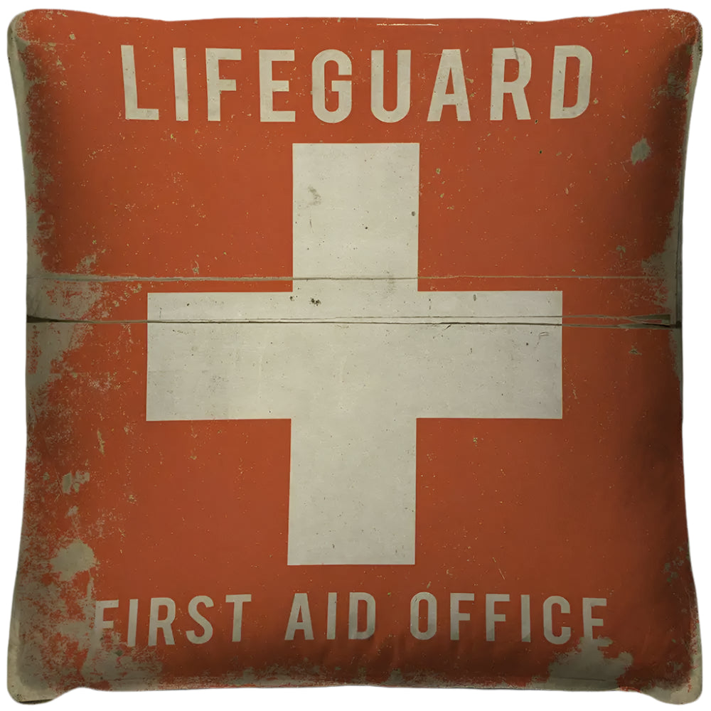 Bolster Pillows for Sofa DecorationLifeguard First Aid Office Throw Pillow