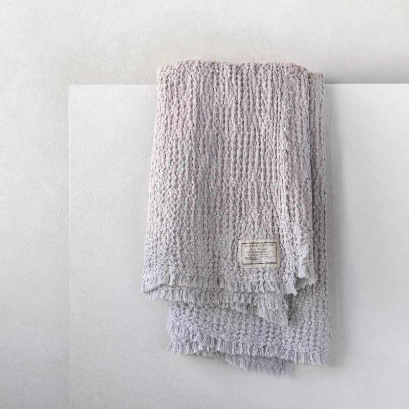 Microfiber blankets that are durable and easy to care forFlocca Linen Blanket - Fog