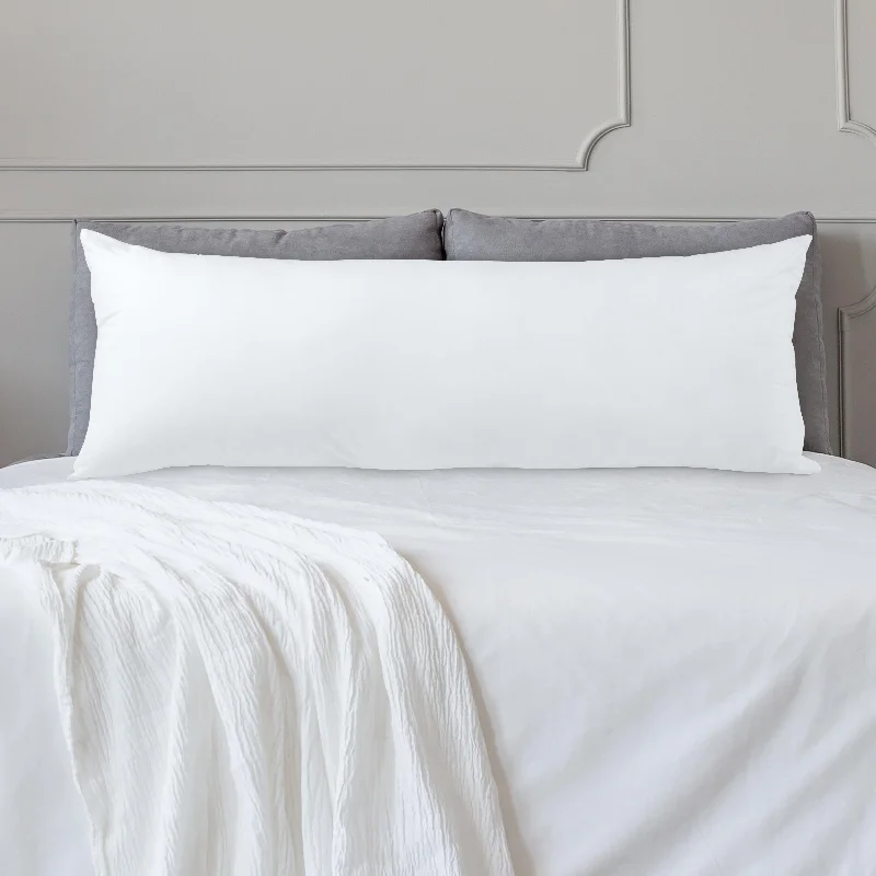 Soft and Fluffy Pillows for Bedroom ComfortElegant Comfort Long Full Body Pillow Insert Poly-Cotton Shell Siliconized Fiber Filling Soft and Fluffy Pillows for Bedroom ComfortElegant Comfort Long Full Body Pillow Insert Poly-Cotton Shell Siliconized Fiber Filling