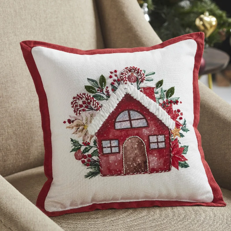 Lumbar Support Pillows for Car SeatsCandy Cane Cottage Pillow