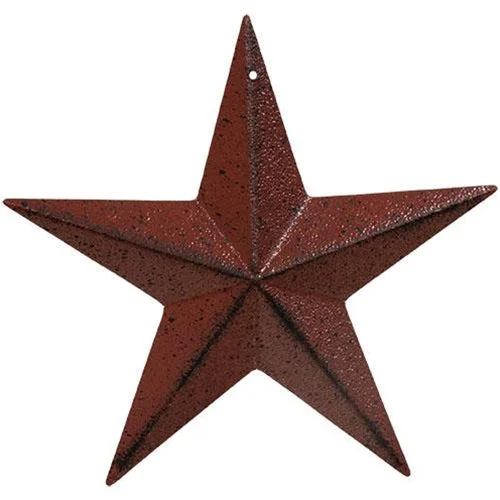 Bed skirts with a soft fleece lining for added comfortBurgundy Barn Star 5.5"