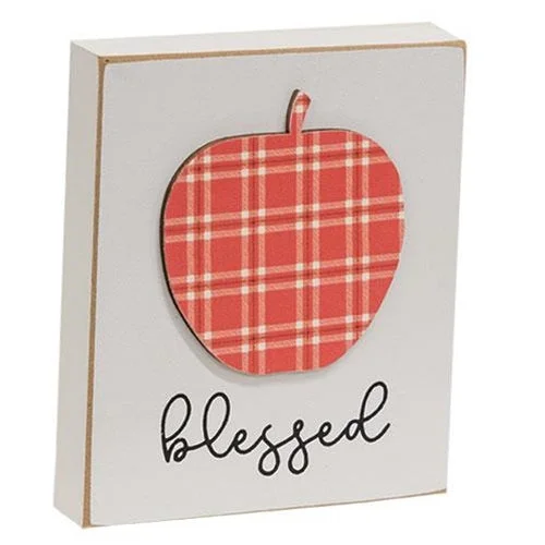 Bed skirts with a paisley print for an exotic feelBlessed Plaid Apple Wood Block