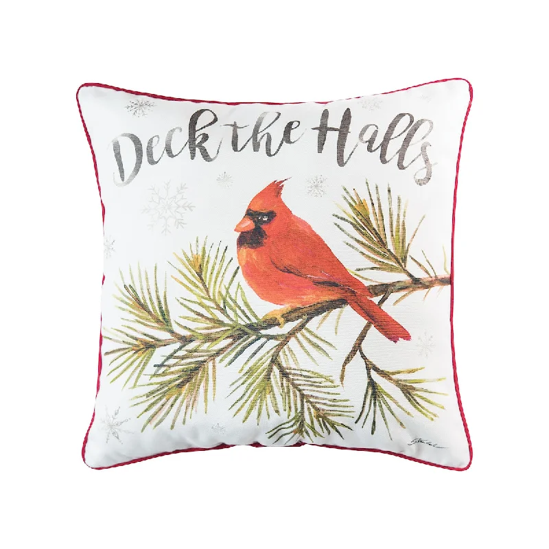 Orthopedic Pillows for Back Pain ReliefDeck The Halls Cardinal Pillow