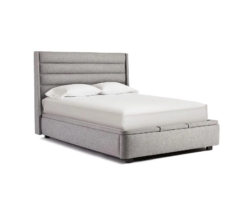 Hybrid mattresses combining foam and innerspring technologyReed Upholstered Storage Bed