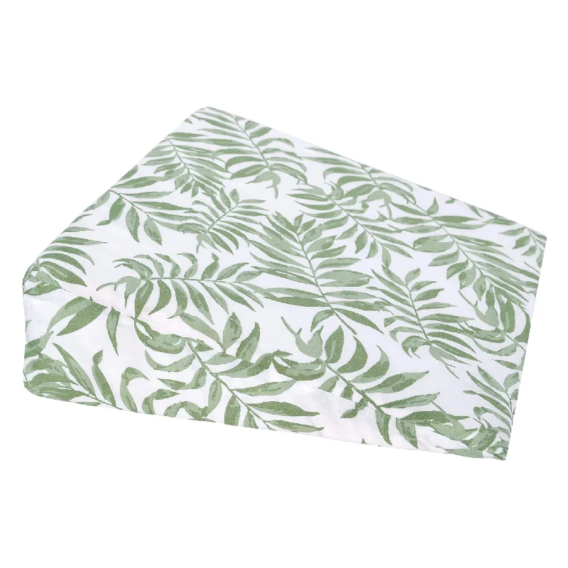 Adjustable Pillows for Customized ComfortWedge pillow - Tropical green