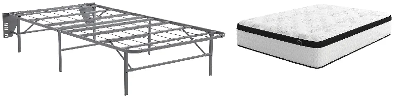 Bamboo - charcoal infused mattresses for odor absorptionChime 12 Inch Hybrid 12 Inch Hybrid Mattress with Foundation