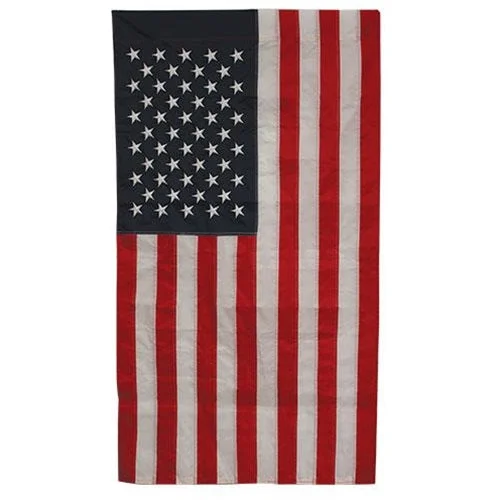 California king bed skirts for a larger bedEmbroidered Nylon American Porch Flag