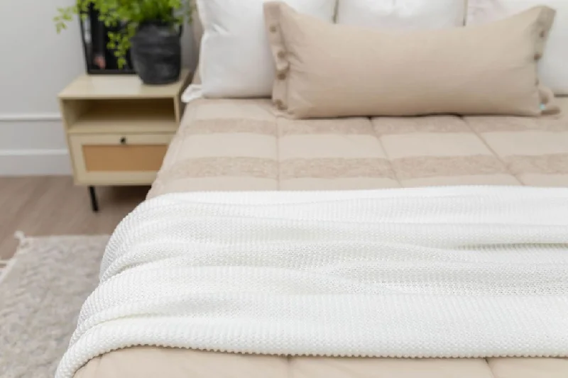 Synthetic fiber blend blankets for a budget - friendly choiceJameson Throw