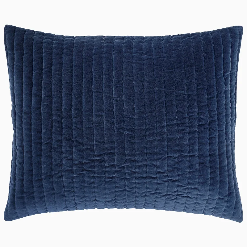 Lumbar Support Pillows for Car SeatsVelvet Indigo Sham