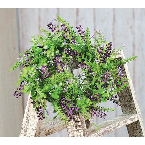 California king bed skirts for a larger bedEucalyptus Lavender Berry Ring
